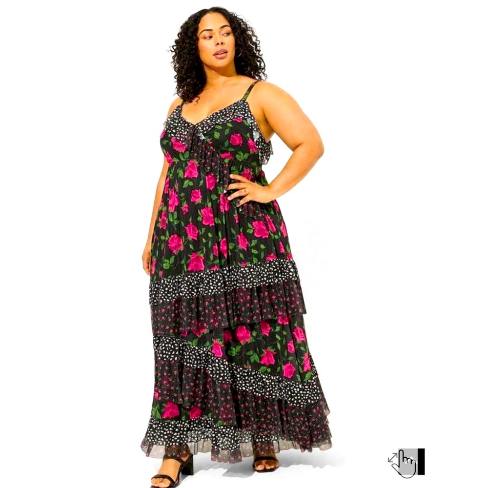 Betsy Johnson Torrid Ruffle dress